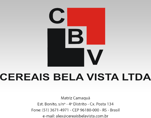 Matriz Camaqu� - Est. Bonito, s/n� - 4� Distrito - Cx Posta 173 - Fone: (51) 3671.4210 / (51) 3501.8489 - CEP 96180-000 - RS - Brasil - e-mail: cereaisbelavista@camaquanet.com.br